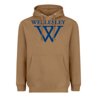 Toasted Coconut Wellesley College Heavyweight Hoodie - linhVisuals