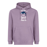 Lavender orca spirit animal killer whale ocean sea marine funny water raglan ba Heavyweight Hoodie - linhVisuals