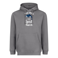 Storm orca spirit animal killer whale ocean sea marine funny water raglan ba Heavyweight Hoodie - linhVisuals
