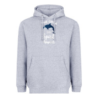 Heather Grey orca spirit animal killer whale ocean sea marine funny water raglan ba Heavyweight Hoodie - linhVisuals