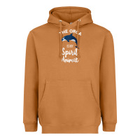 Meerkat orca spirit animal killer whale ocean sea marine funny water raglan ba Heavyweight Hoodie - linhVisuals
