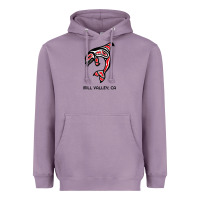 Lavender mill valley, california native american orca killer whale raglan baseb Heavyweight Hoodie - linhVisuals
