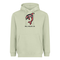 Matcha mill valley, california native american orca killer whale raglan baseb Heavyweight Hoodie - linhVisuals
