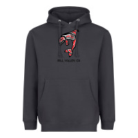 Smoke mill valley, california native american orca killer whale raglan baseb Heavyweight Hoodie - linhVisuals