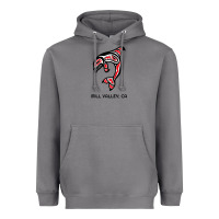 Storm mill valley, california native american orca killer whale raglan baseb Heavyweight Hoodie - linhVisuals