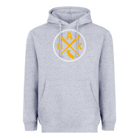 Heather Grey retro oakland baseball emblem vintage oak premium Heavyweight Hoodie - linhVisuals