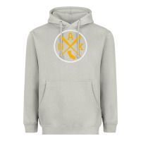 Moon Dust retro oakland baseball emblem vintage oak premium Heavyweight Hoodie - linhVisuals