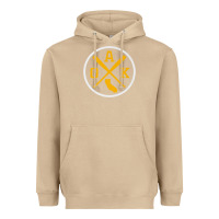 Mushroom retro oakland baseball emblem vintage oak premium Heavyweight Hoodie - linhVisuals