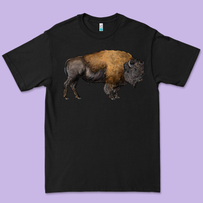 American Bison Body Premium Tee Designed By Ranaportraitstore