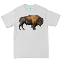 Dove Grey american bison body Premium Tee - RanaPortraitStore