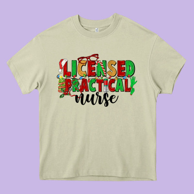 Licensed Practical Nurse Heavy Core Tee Designed By Cowgirlartshop