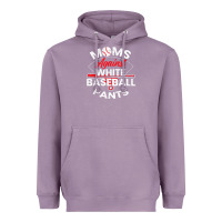 Lavender moms against white baseball pants sport lover mothers day Heavyweight Hoodie - linhVisuals
