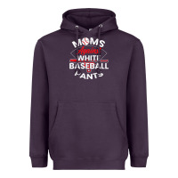Moms Against White Baseball Pants Sport Lover Mothers Day Heavyweight Hoodie | Teevron