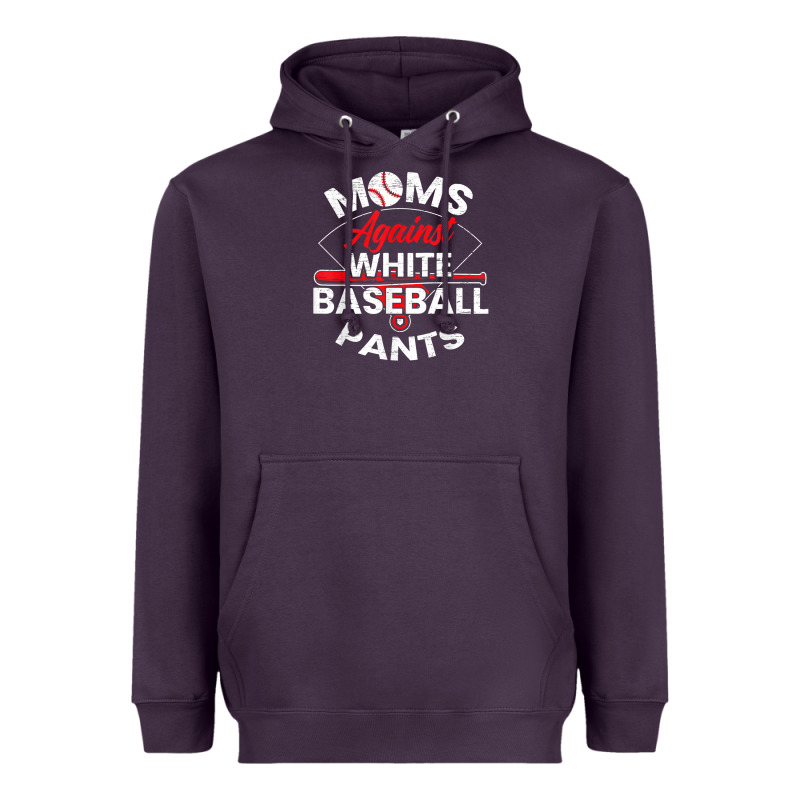 Moms Against White Baseball Pants Sport Lover Mothers Day Heavyweight Hoodie by linhVisuals | Teevron