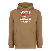 Toasted Coconut moms against white baseball pants sport lover mothers day Heavyweight Hoodie - linhVisuals