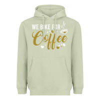 We Bike For Coffee T Shirt Heavyweight Hoodie | Teevron