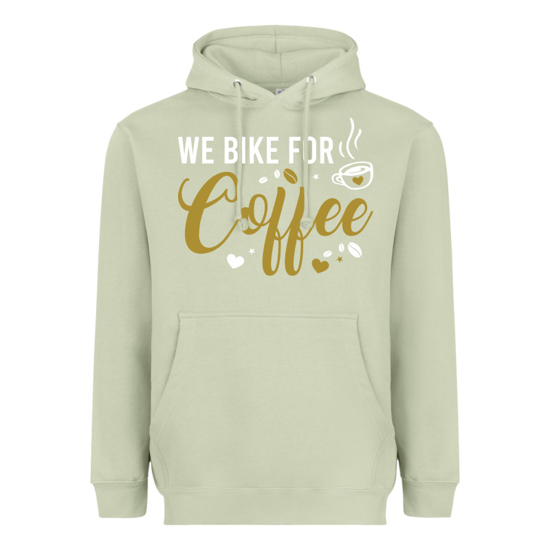 We Bike For Coffee T Shirt Heavyweight Hoodie by linhVisuals | Teevron