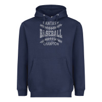 Navy fantasy baseball champion distressed Heavyweight Hoodie - linhVisuals
