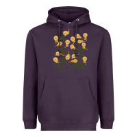 Plum Funny Cat Camouflage Heavyweight Hoodie - linhVisuals