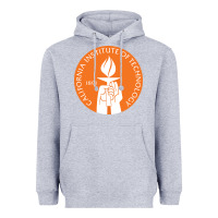Heather Grey california institute of technology Heavyweight Hoodie - linhVisuals