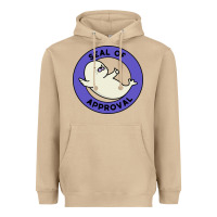 Mushroom seal of approval baby art Heavyweight Hoodie - linhVisuals