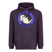 Plum seal of approval baby art Heavyweight Hoodie - linhVisuals