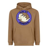 Toasted Coconut seal of approval baby art Heavyweight Hoodie - linhVisuals