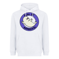 White seal of approval baby art Heavyweight Hoodie - linhVisuals