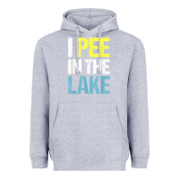 Heather Grey i pee in the lake funny summer vacation t shirt Heavyweight Hoodie - linhVisuals