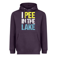 Plum i pee in the lake funny summer vacation t shirt Heavyweight Hoodie - linhVisuals