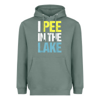 Sage i pee in the lake funny summer vacation t shirt Heavyweight Hoodie - linhVisuals