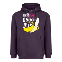 Plum sorry girls i suck dick Banana Heavyweight Hoodie - linhVisuals