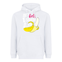 White sorry girls i suck dick Banana Heavyweight Hoodie - linhVisuals