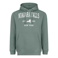 Sage niagara falls new york ny vintage athletic sports design t shirt Heavyweight Hoodie - linhVisuals