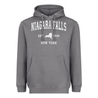 Storm niagara falls new york ny vintage athletic sports design t shirt Heavyweight Hoodie - linhVisuals