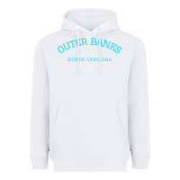 White north carolina outer banks obx nc beach gift long sleeve t shirt Heavyweight Hoodie - linhVisuals