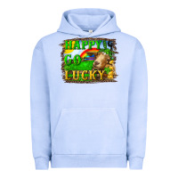 Pigment Grape Ice happy go lucky goat Urban Hoodie - RanaPortraitStore