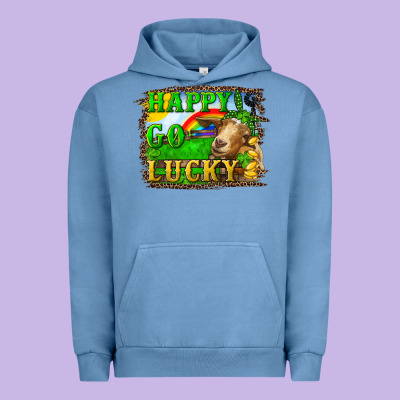 Happy Go Lucky Goat Urban Hoodie Designed By Ranaportraitstore