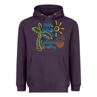 Plum now where's my cabana boy, beach palm tree coconut t shirt Heavyweight Hoodie - linhVisuals