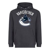 Smoke canucks white Heavyweight Hoodie - linhVisuals