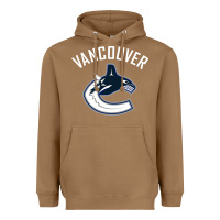 Toasted Coconut canucks white Heavyweight Hoodie - linhVisuals