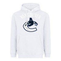 White canucks white Heavyweight Hoodie - linhVisuals