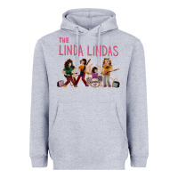Heather Grey growing up   the linda lindas Heavyweight Hoodie - linhVisuals