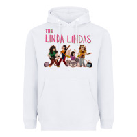 White growing up   the linda lindas Heavyweight Hoodie - linhVisuals