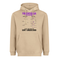 Mushroom fibromyalgia awareness do not judge what you dont understand Heavyweight Hoodie - linhVisuals