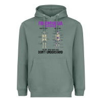 Sage fibromyalgia awareness do not judge what you dont understand Heavyweight Hoodie - linhVisuals