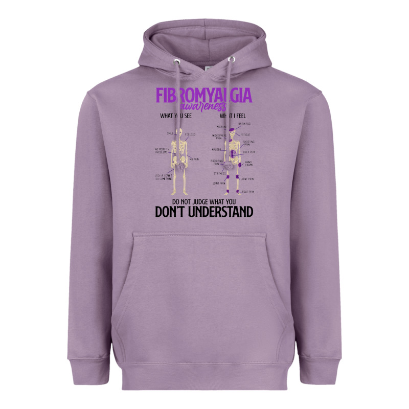 Fibromyalgia Awareness Do Not Judge What You Dont Understand Heavyweight Hoodie by linhVisuals | Teevron
