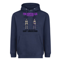 Navy fibromyalgia awareness do not judge what you dont understand Heavyweight Hoodie - linhVisuals