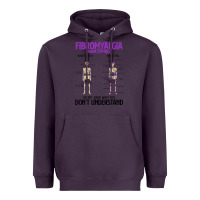 Plum fibromyalgia awareness do not judge what you dont understand Heavyweight Hoodie - linhVisuals