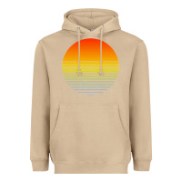 Mushroom retro sunset Heavyweight Hoodie - linhVisuals